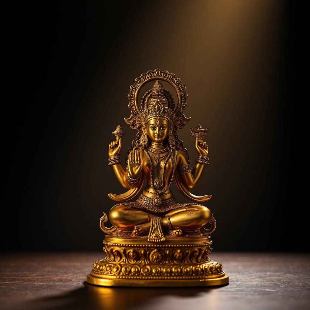 Lakshmi Brass Idol